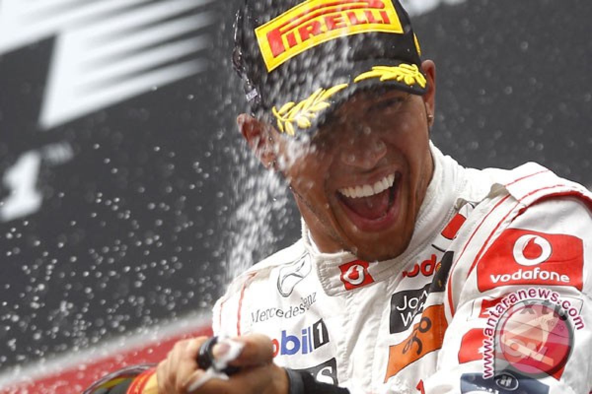 Hamilton menang di GP Italia