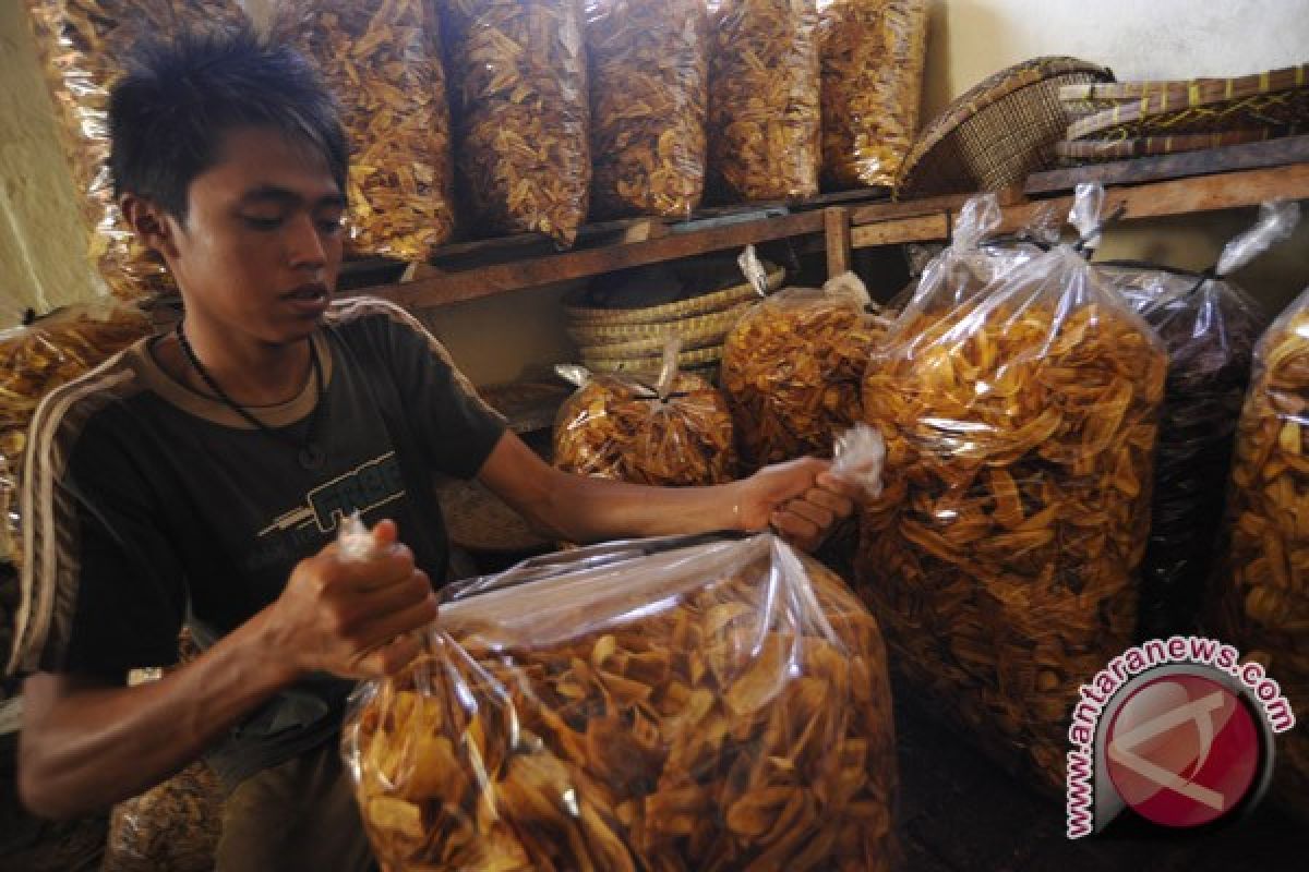 Manisan dan keripik pisang Lampung diminati pemudik