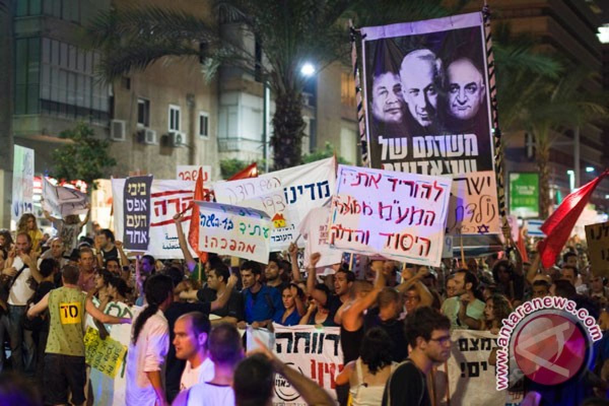 Israel diguncang demonstrasi besar