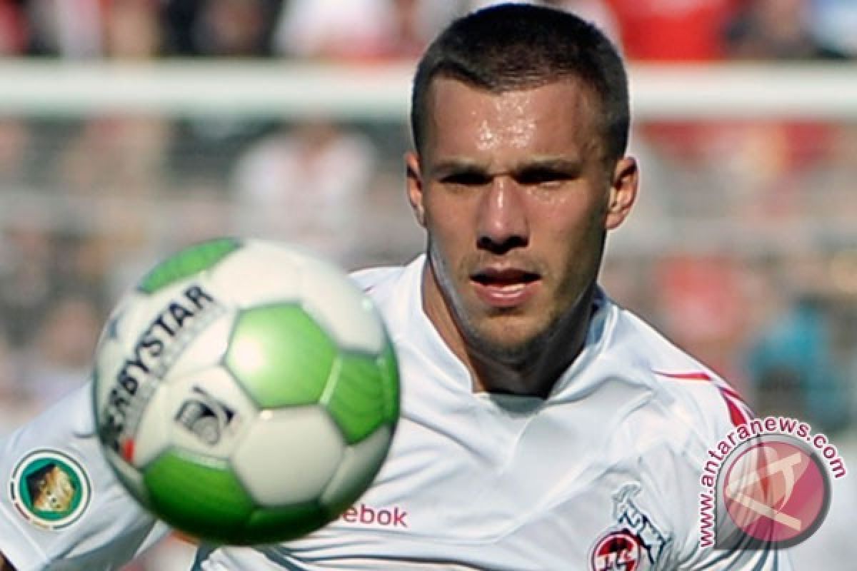 Gol Podolski selamatkan satu poin bagi Cologne