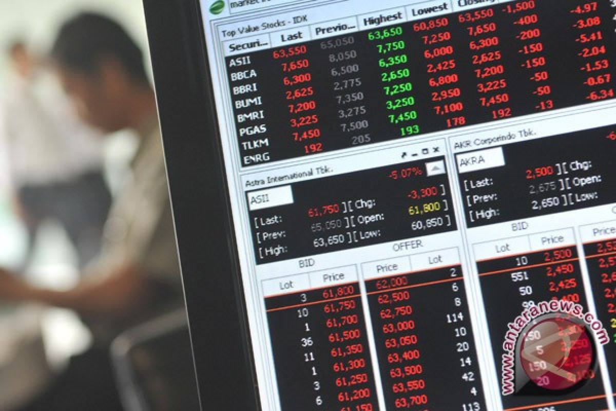 IHSG ditutup turun 5,95 poin