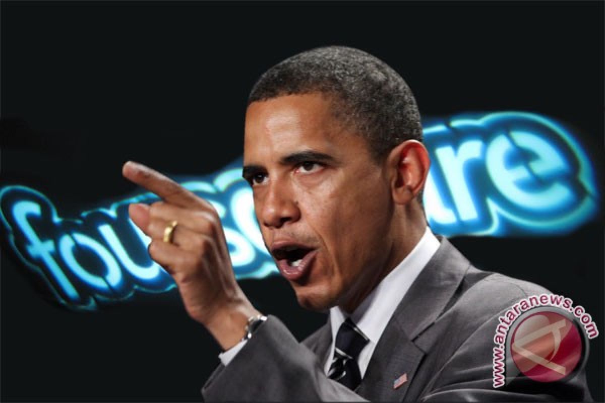 Barack Obama Gabung Foursquare