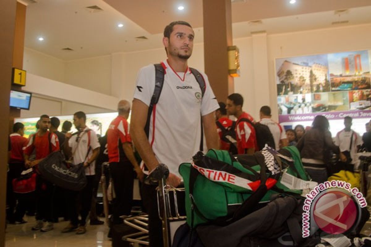Tim Palestina waspadai striker Indonesia