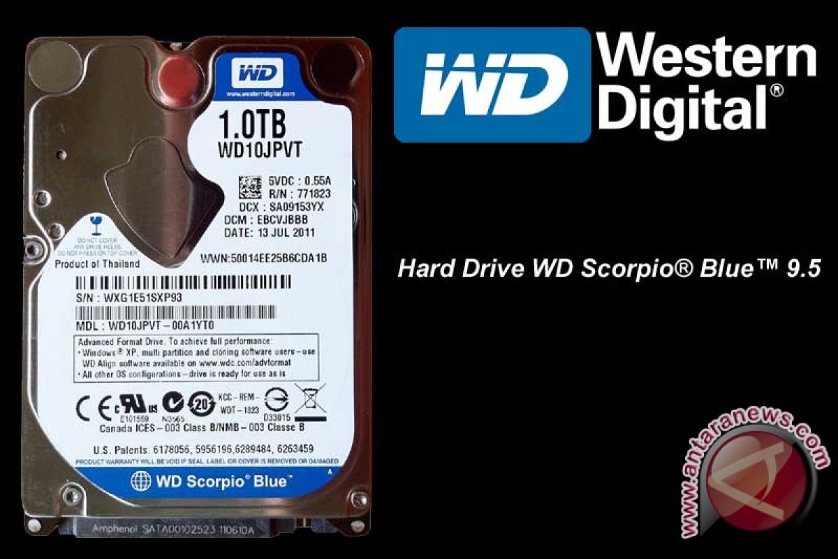 WD kenalkan WD Scorpio Blue