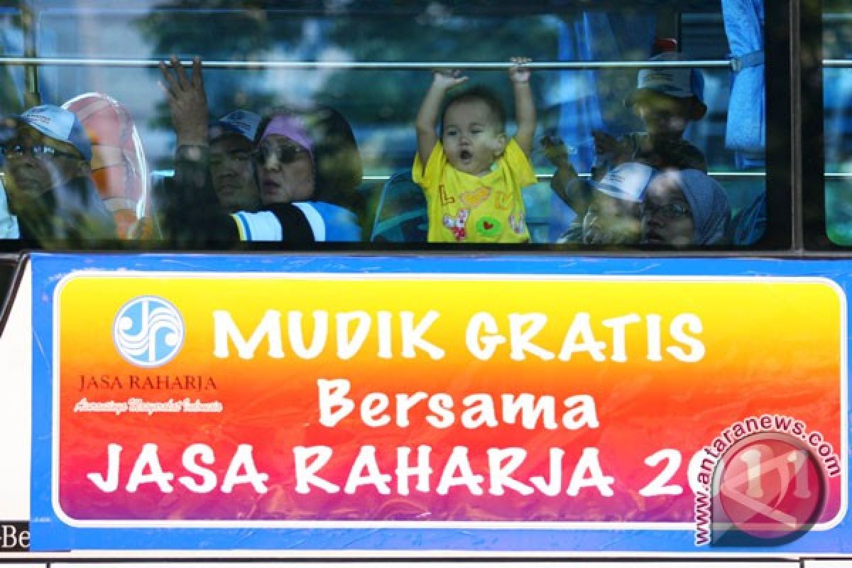 13.500 orang ikuti mudik gratis Jasa Raharja