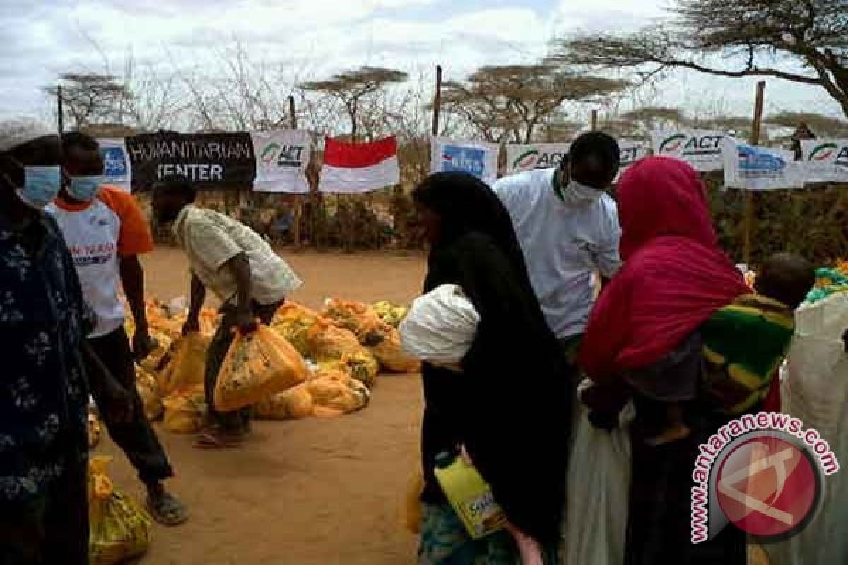 Tim ACT lebaran bersama pengungsi di Mogadishu