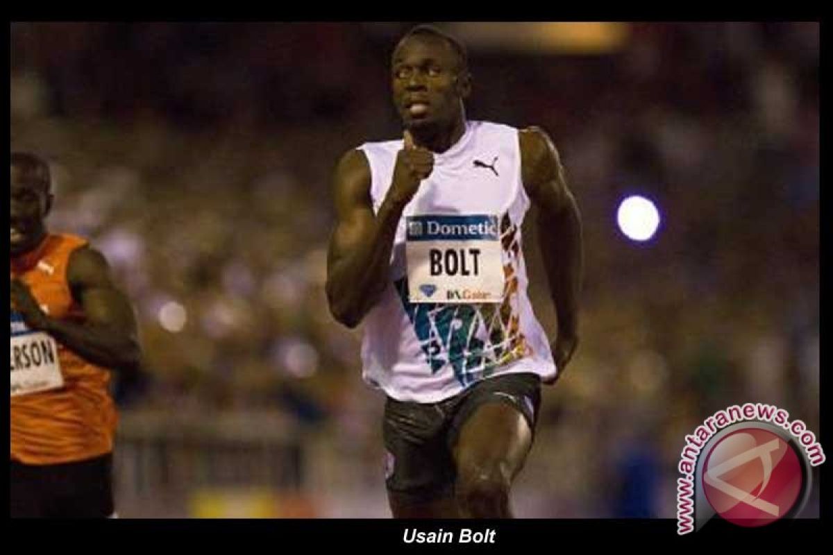 Bolt antar Tim Estafet Jamaika pecahkan rekor dunia