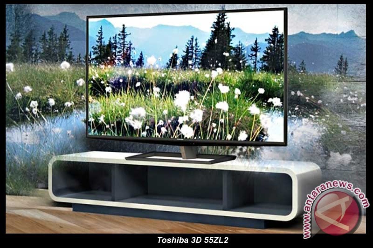 Toshiba akan luncurkan TV 3D tanpa kaca mata