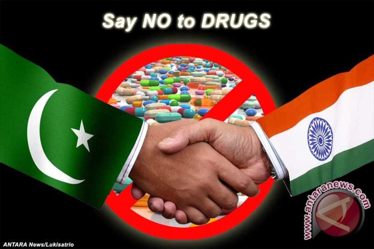 Pakistan dan India rukun bahas narkoba