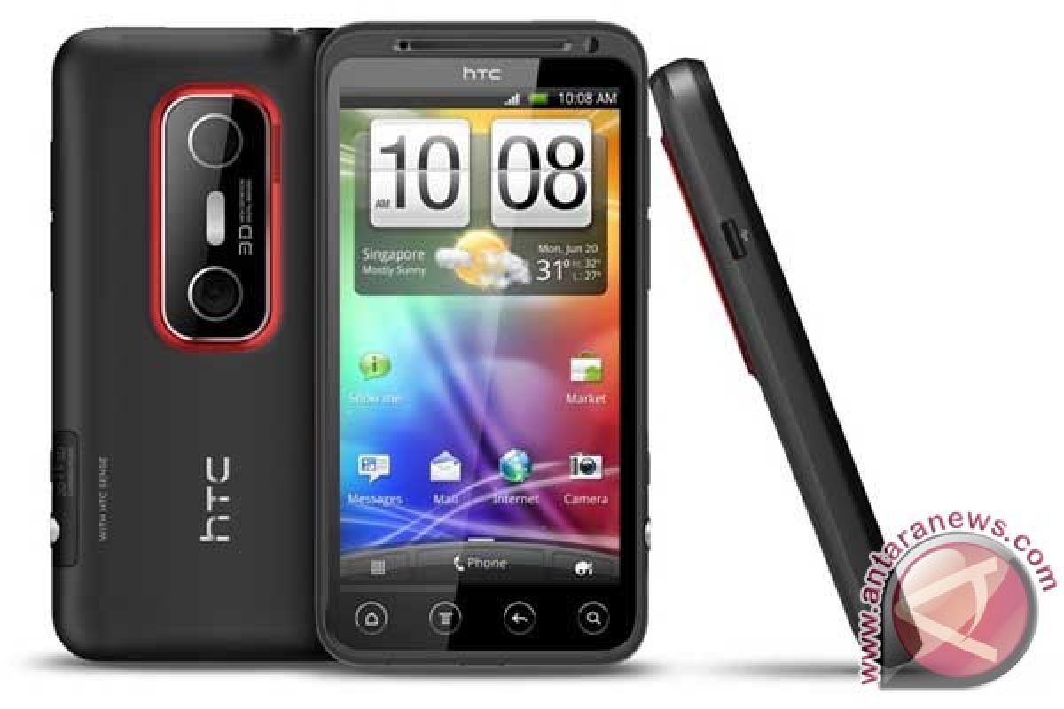 HTC Evo 3D ponsel 3D tanpa kacamata