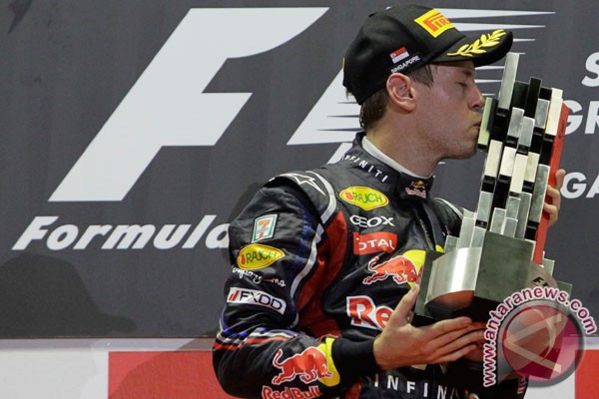 Vettel nomor satu di Grand Prix India, Red Bull pimpin klasemen