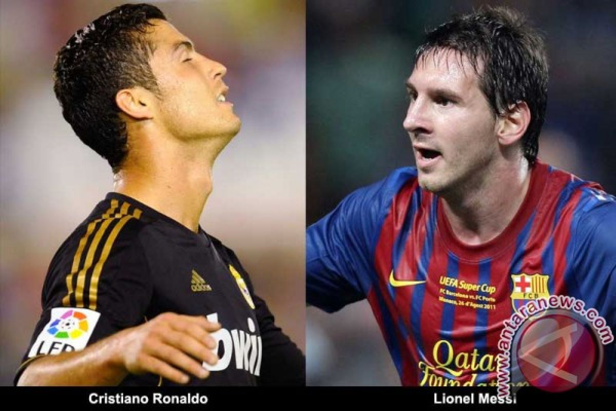 Messi mesti kalahkan Ronaldo dalam "Ballon d'Or"