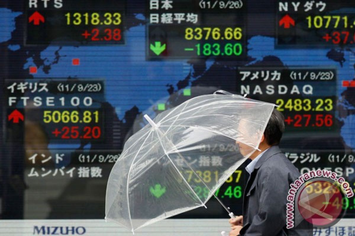 Pasar saham asia naik tipis, keuntungan terbatas