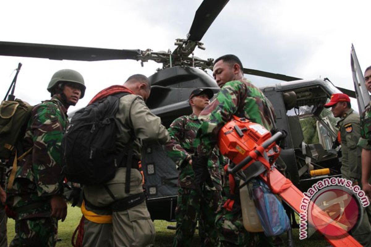 SAR siapkan pendaratan heli di dekat CASA jatuh