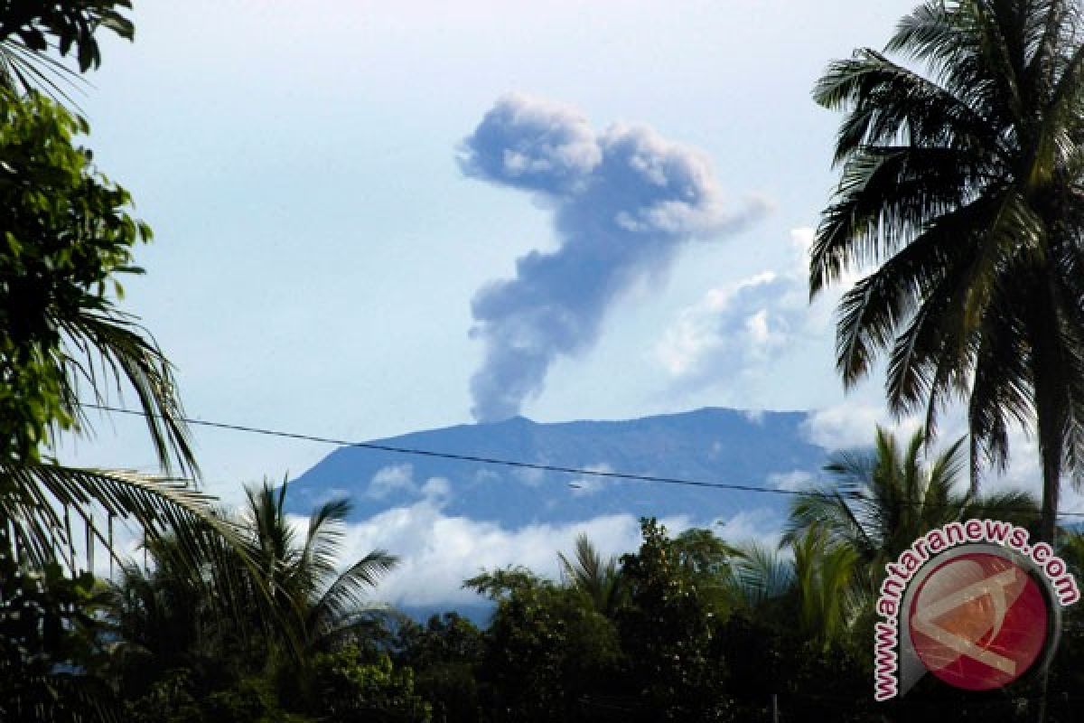 Abu vulkanik Gunung Marapi jangkau Sungaipuar