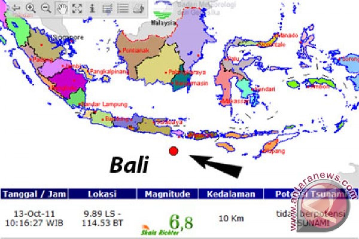 Sejumlah bangunan di Jember rusak akibat gempa 