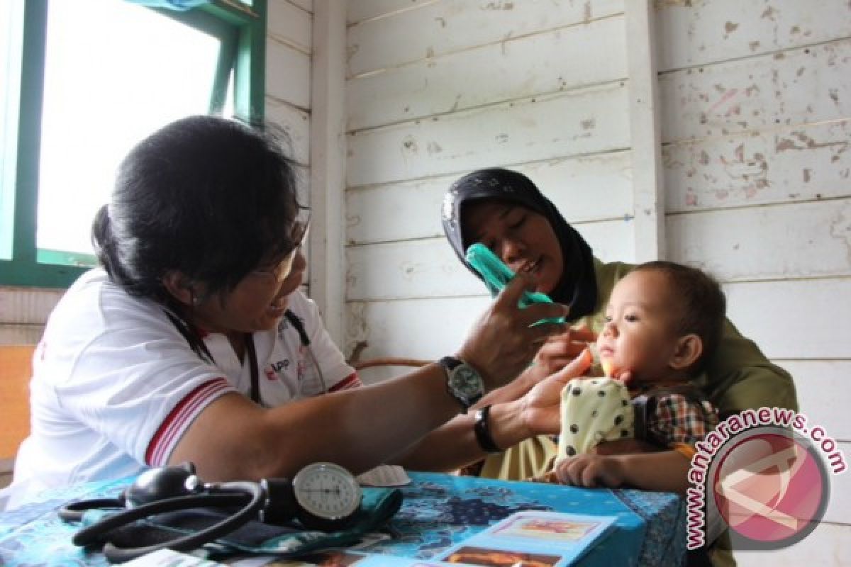 Ratusan anak desa terpencil dapat pengobatan gratis