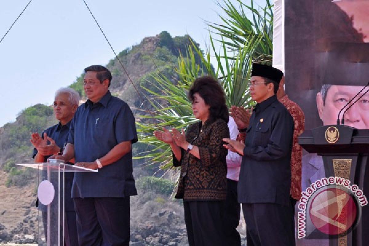Presiden resmikan pembangunan kawasan wisata Mandalika