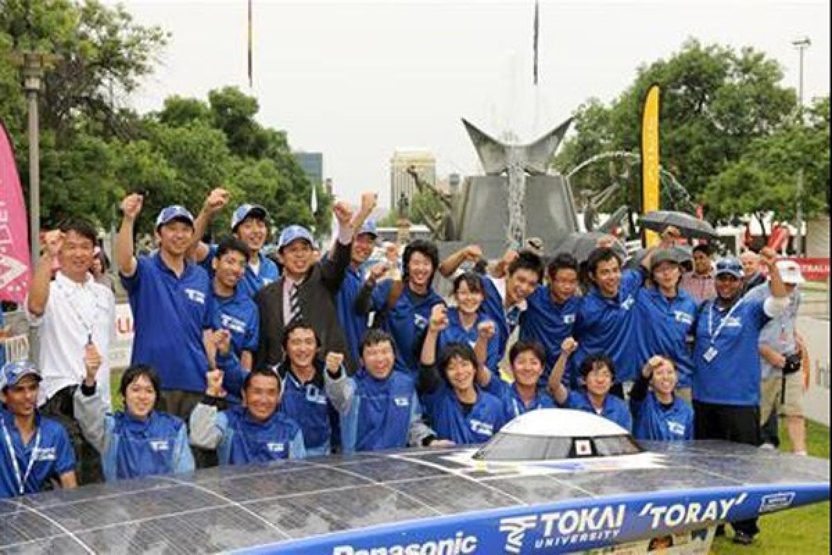 Tim Jepang menangi balap tenaga surya