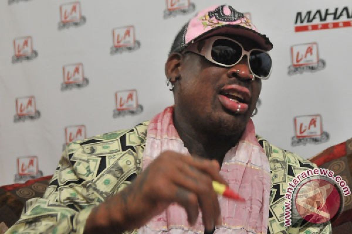 Mantan bintang NBA Dennis Rodman kunjungi Korut