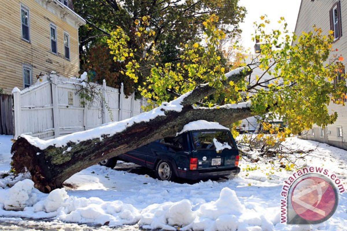 13 tewas, jutaan tak peroleh listrik setelah badai salju langka di AS