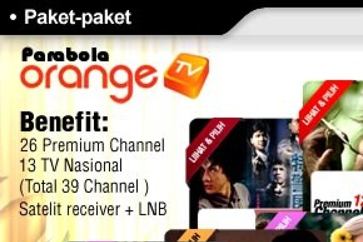 Mega Media Indonesia Luncurkan Parabola Orange TV