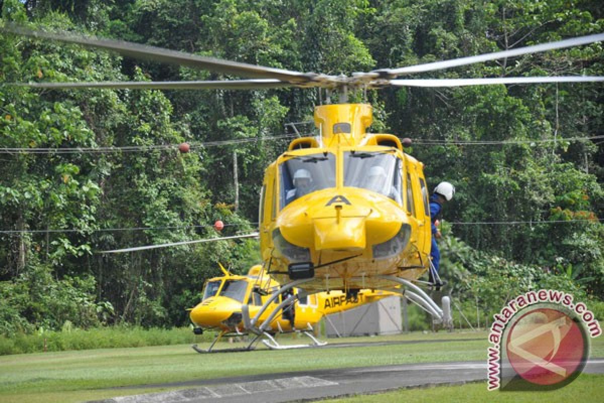 Helikopter Freeport ditembak, karyawan terluka