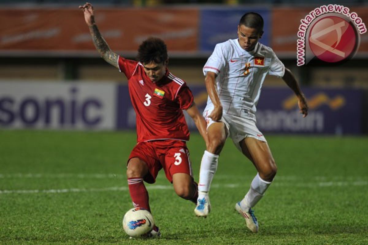 Myanmar tahan Vietnam 0-0 