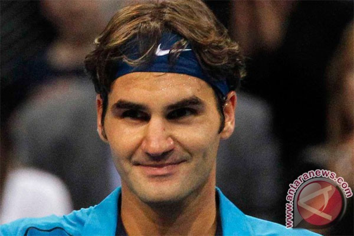 Federer lolos dari jurang kekalahan untuk ke perempatfinal