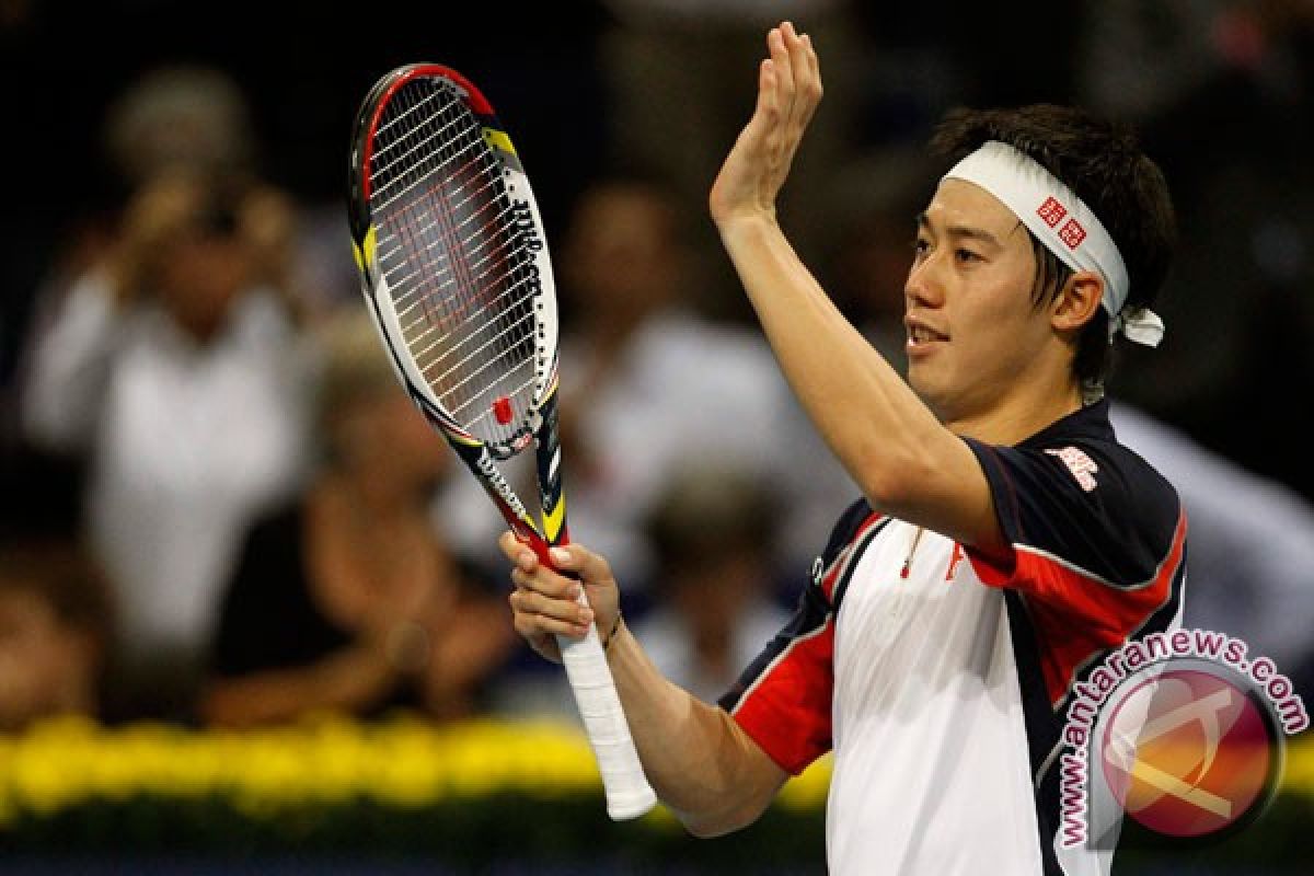 Nishikori petenis putra Jepang pertama di 10 Besar