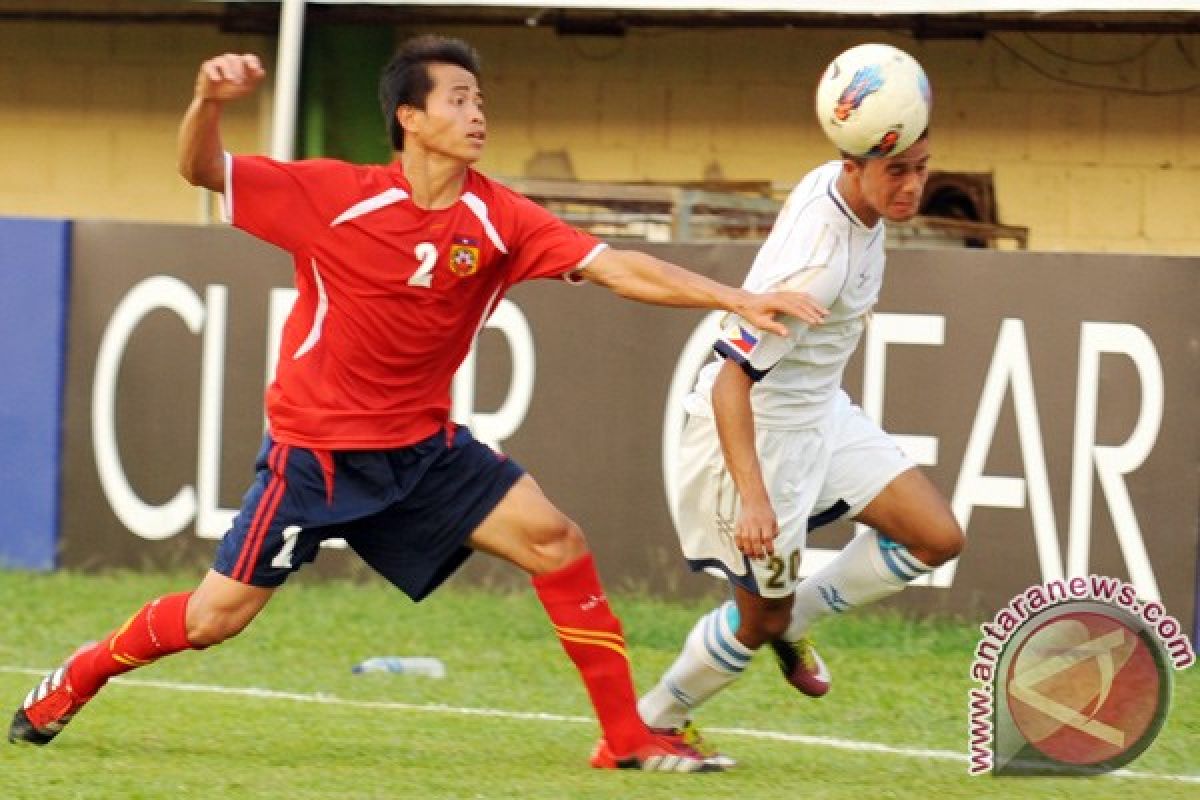 Filipina menang 3-2 atas Laos 