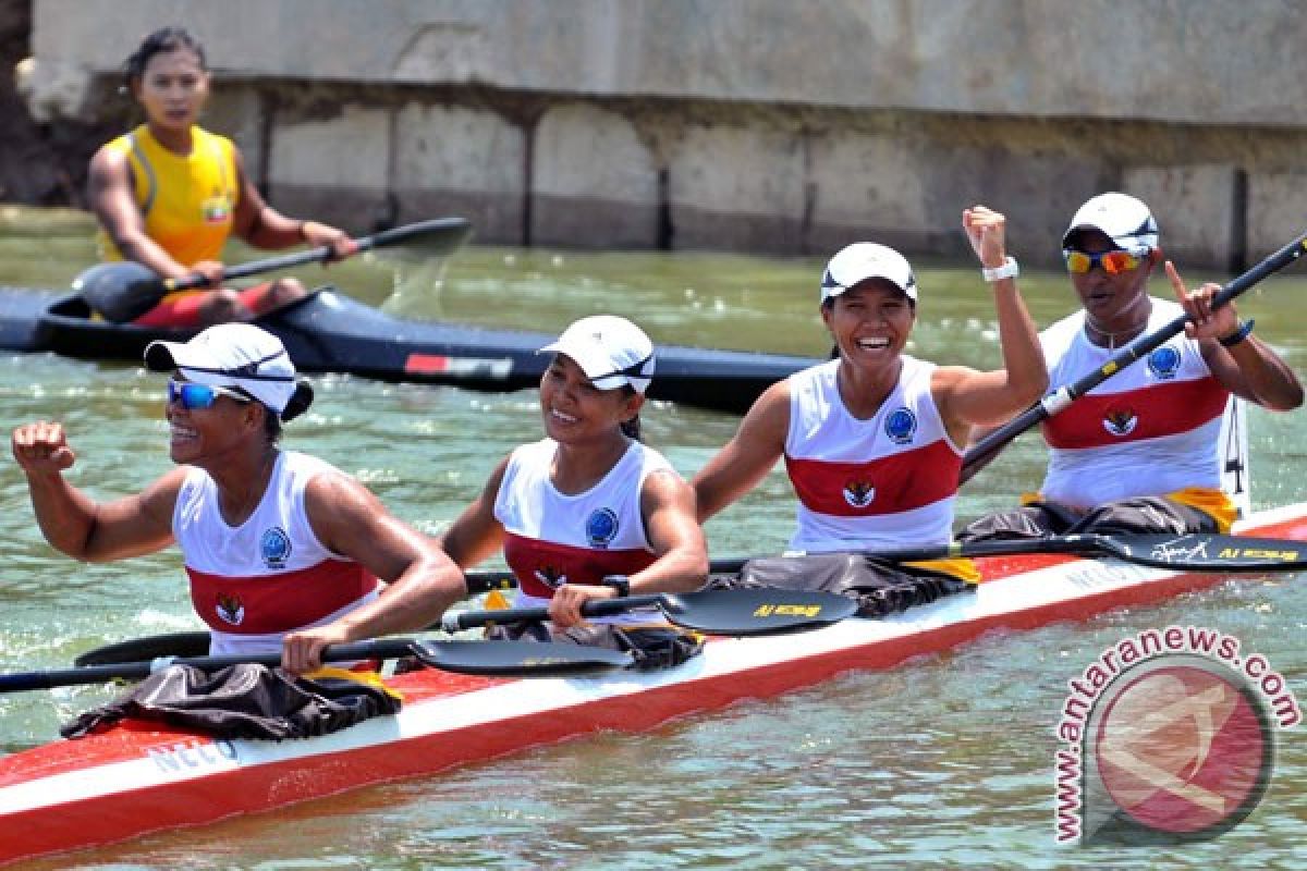 Kayak 4 putri berhasil raih emas 