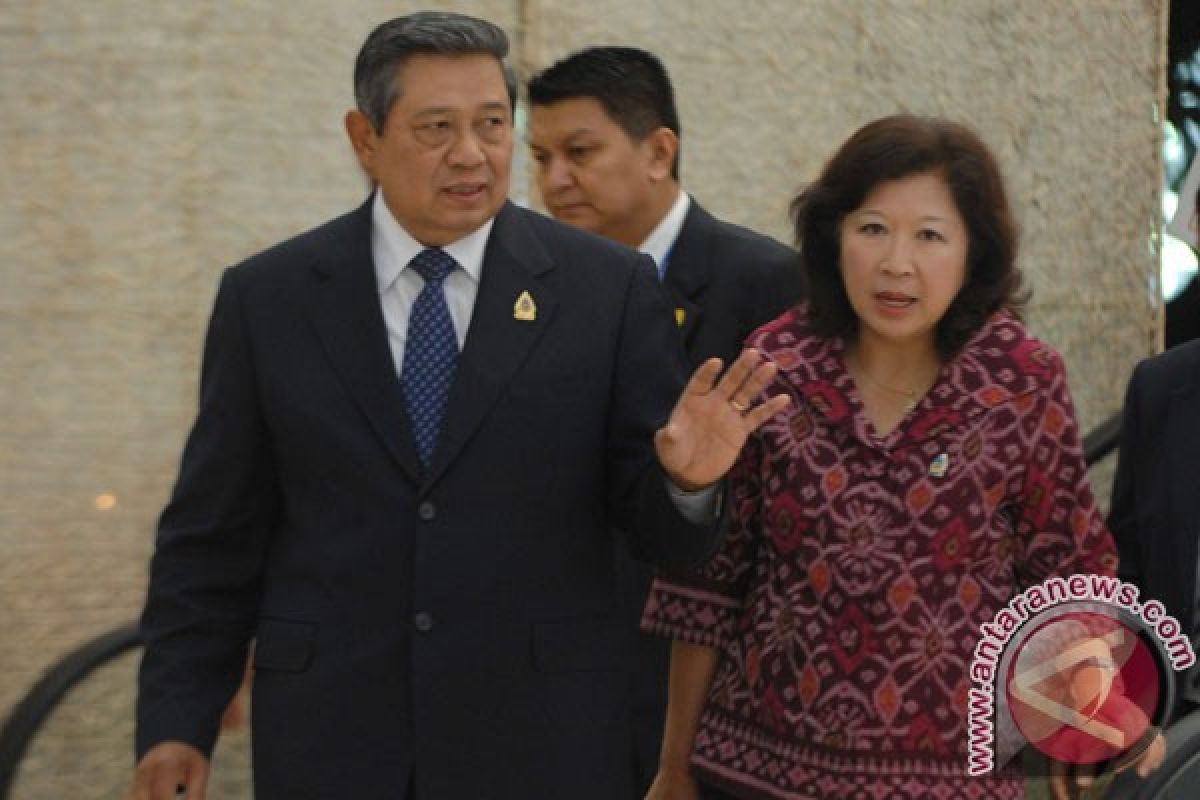 Presiden Yudhoyono sidak "media center"