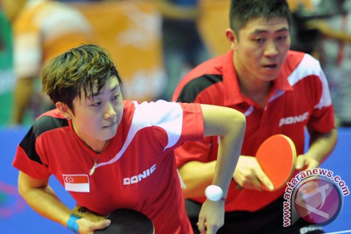 Feng dan Gao rebut emas tenis meja