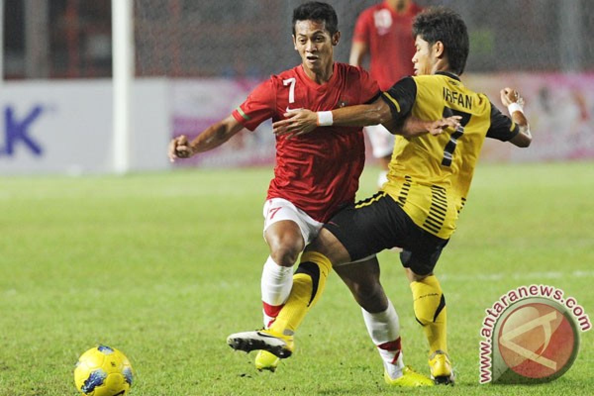 Malaysia sementara ungguli Indonesia 1-0