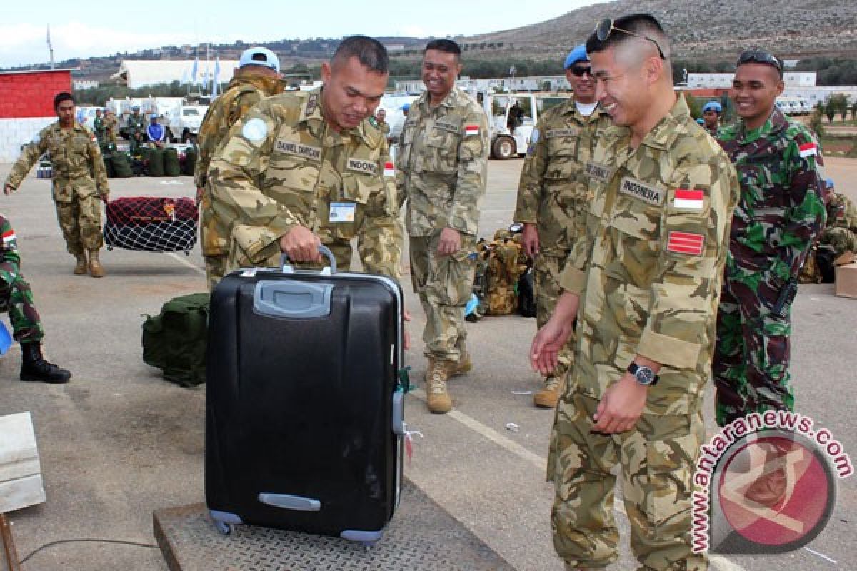 Mily contingent GarudaXXIII-F arrives in Lebanon