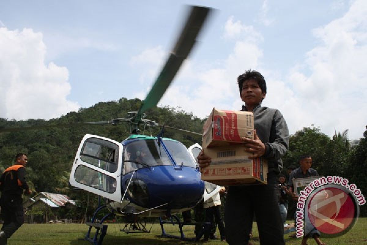 Helikopter dikerahkan bantu korban banjir Kampar