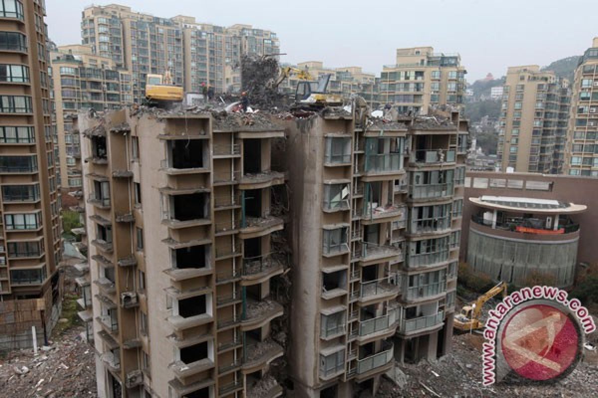 Empat orang anak tewas tertimbun tanah galian di Yuanyang, China