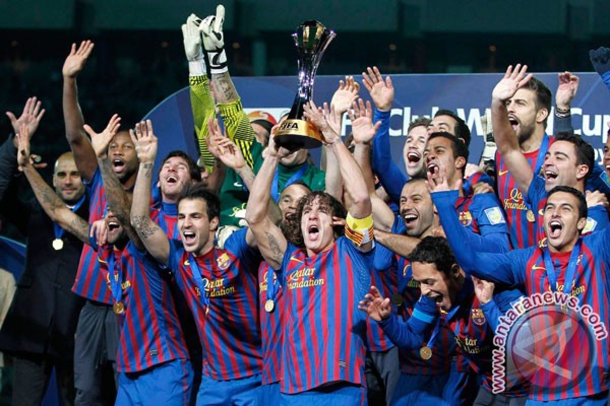 Barcelona tim pertama dua kali juara dunia 