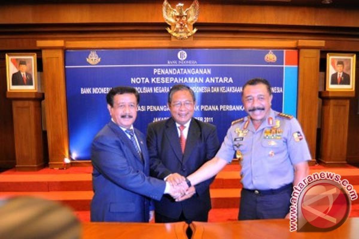 BI, AGO, police sign MoU to handle banking crimes