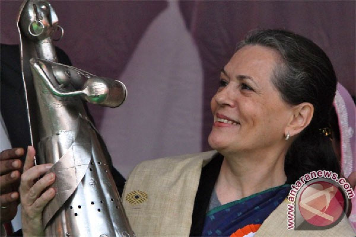 Sonia Gandhi periksa kesehatan ke Amerika Serikat