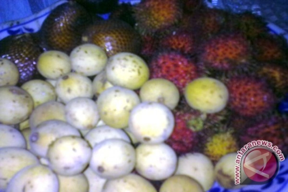 Buah duku mulai "banjiri" pasar Palembang 