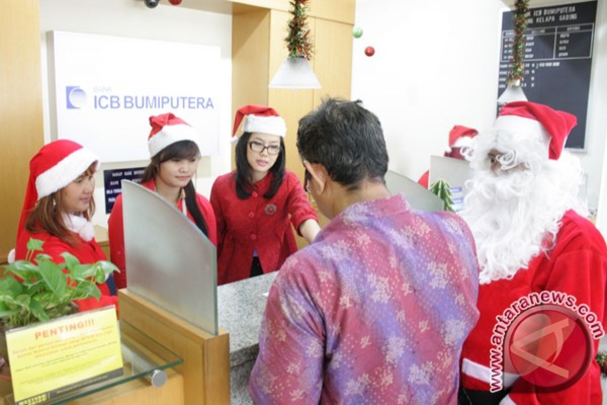 Bank ICB Bumiputera Cabang Kelapa Gading semarakan suasana Natal