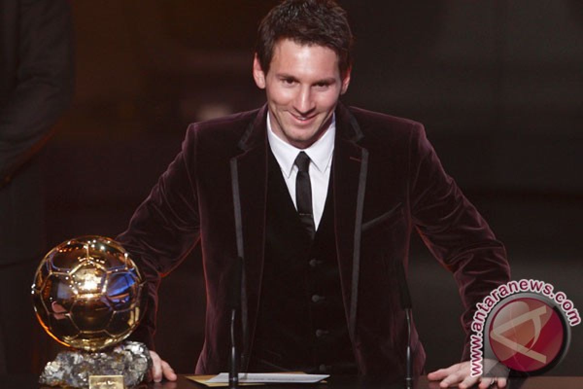 Messi sabet Ballon d'Or