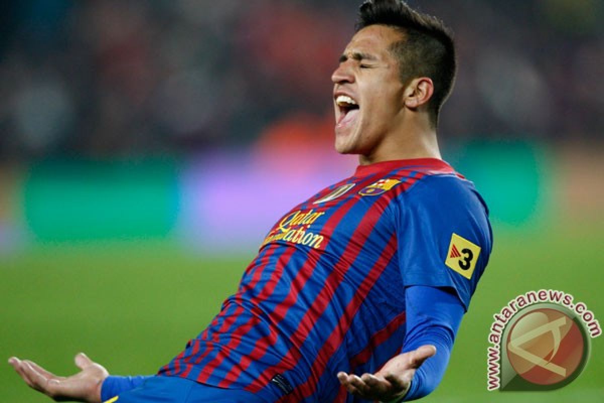 Alexis buat Barca menang 4-0 atas Elche