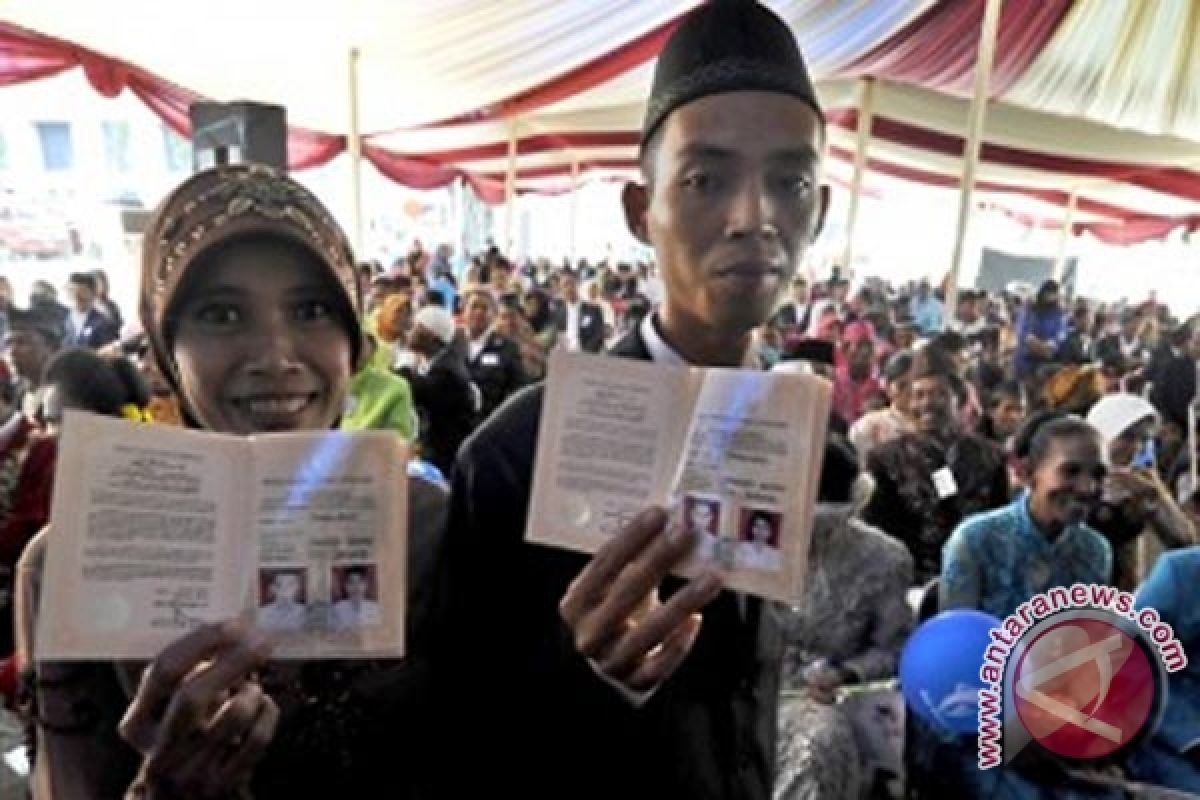 11.298 buku nikah di Bengkulu ditarik