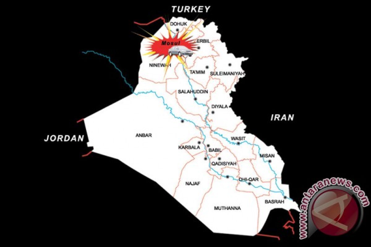 Bom mobil tewaskan sembilan orang di Mosul Irak