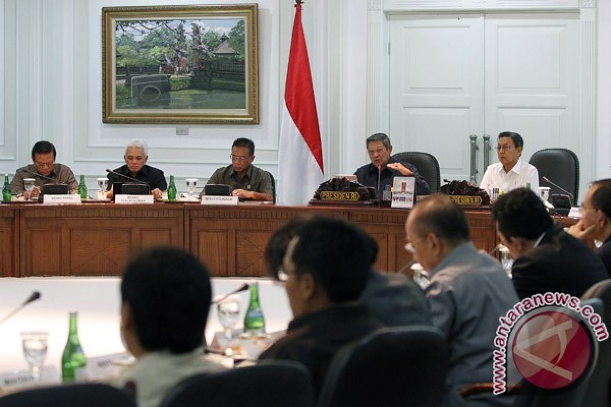 Presiden rapat kabinet bahas perkembangan ekonomi