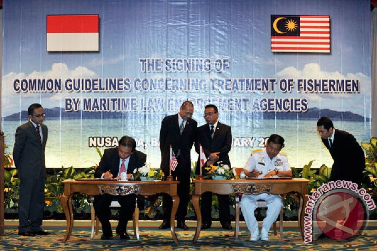 Indonesia-Malaysia teken MoU Teritorial Laut 