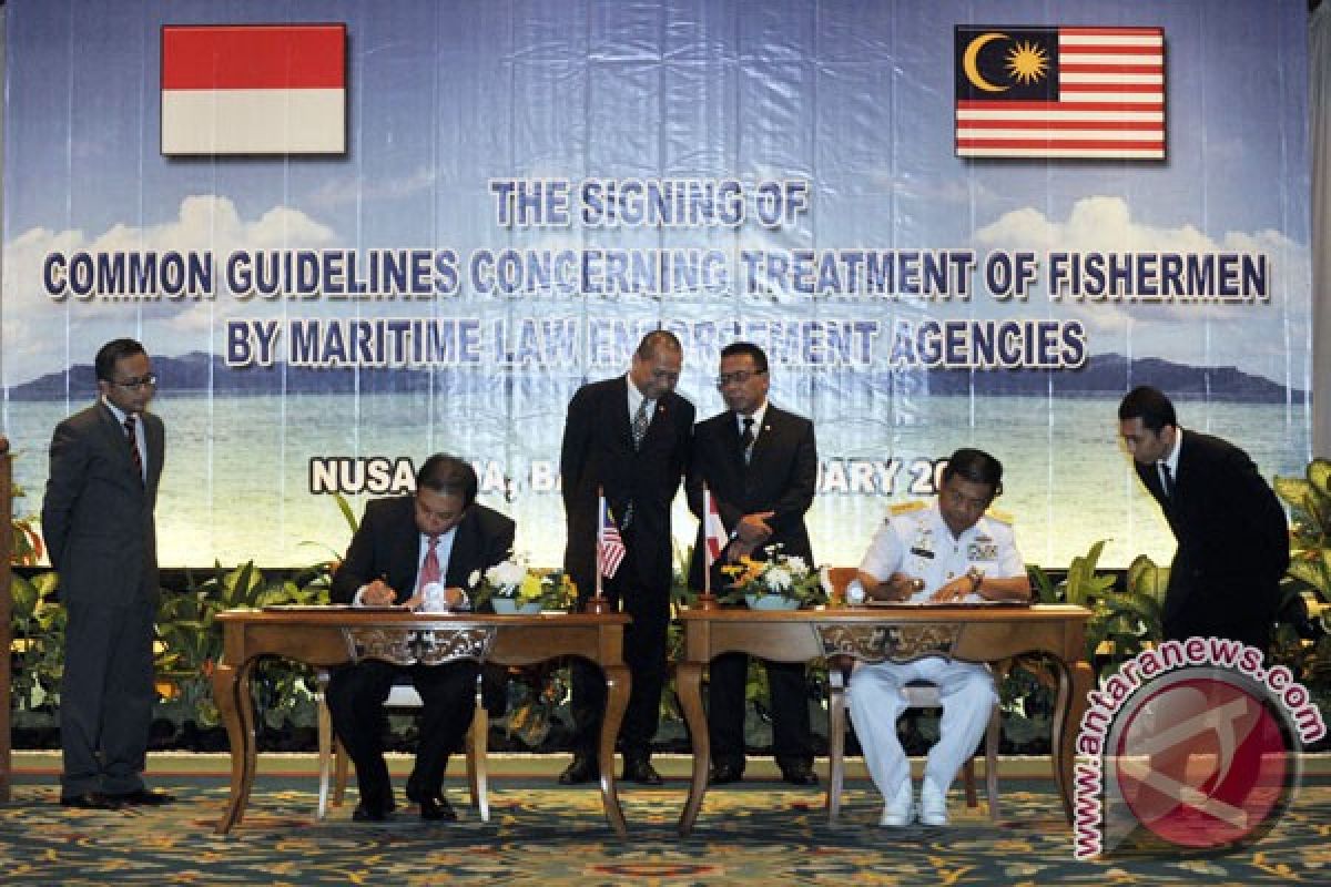 Kesepahaman teritorial laut RI-Malaysia lindungi nelayan